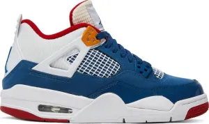 Air Jordan 4 Retro GS Messy Room Sneakers, Blue