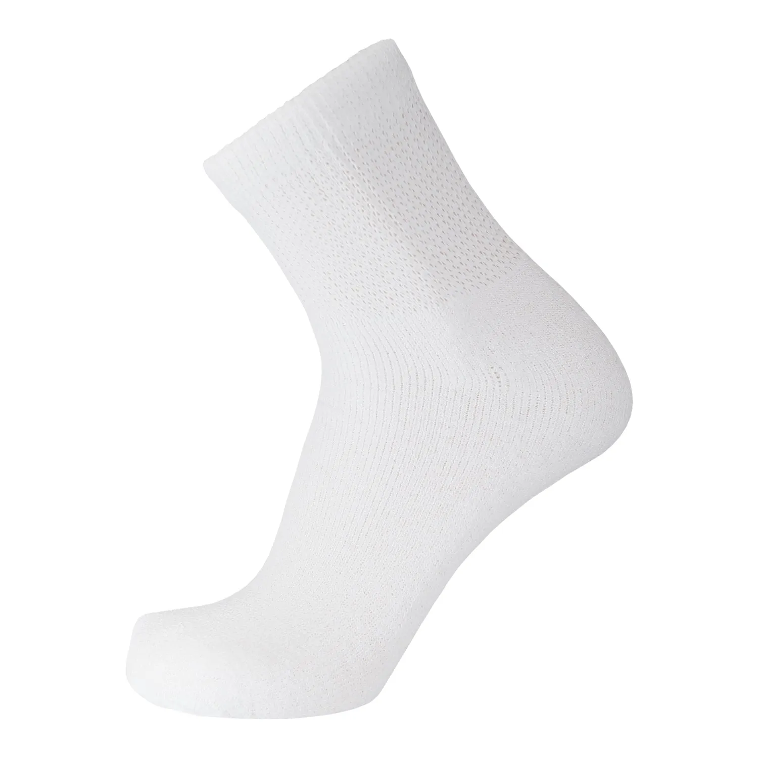 180 Pairs of Diabetic Low Cut Athletic Sport Ankle Socks (White)