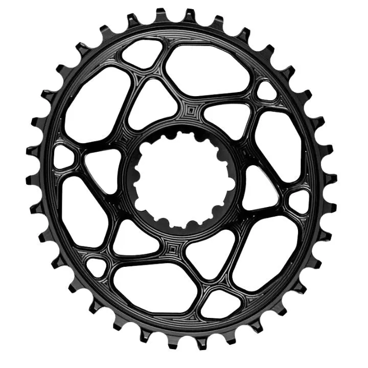 Absolute Black Oval MTB Chainring 1X Direct Mount SRAM GXP (6mm Offset)