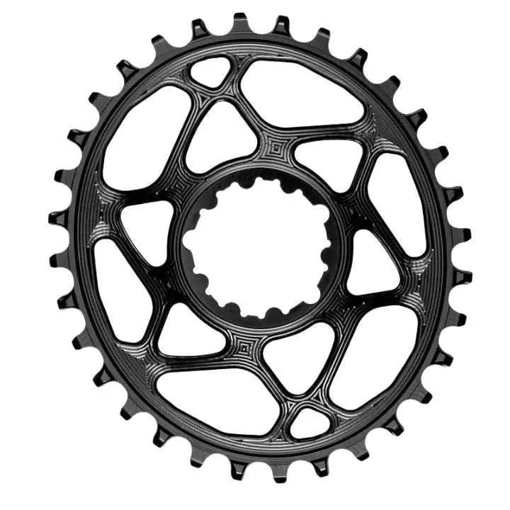 Absolute Black Oval MTB Chainring 1X Direct Mount SRAM GXP (6mm Offset)