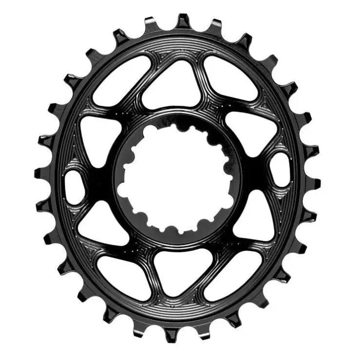 Absolute Black Oval MTB Chainring 1X Direct Mount SRAM GXP (6mm Offset)