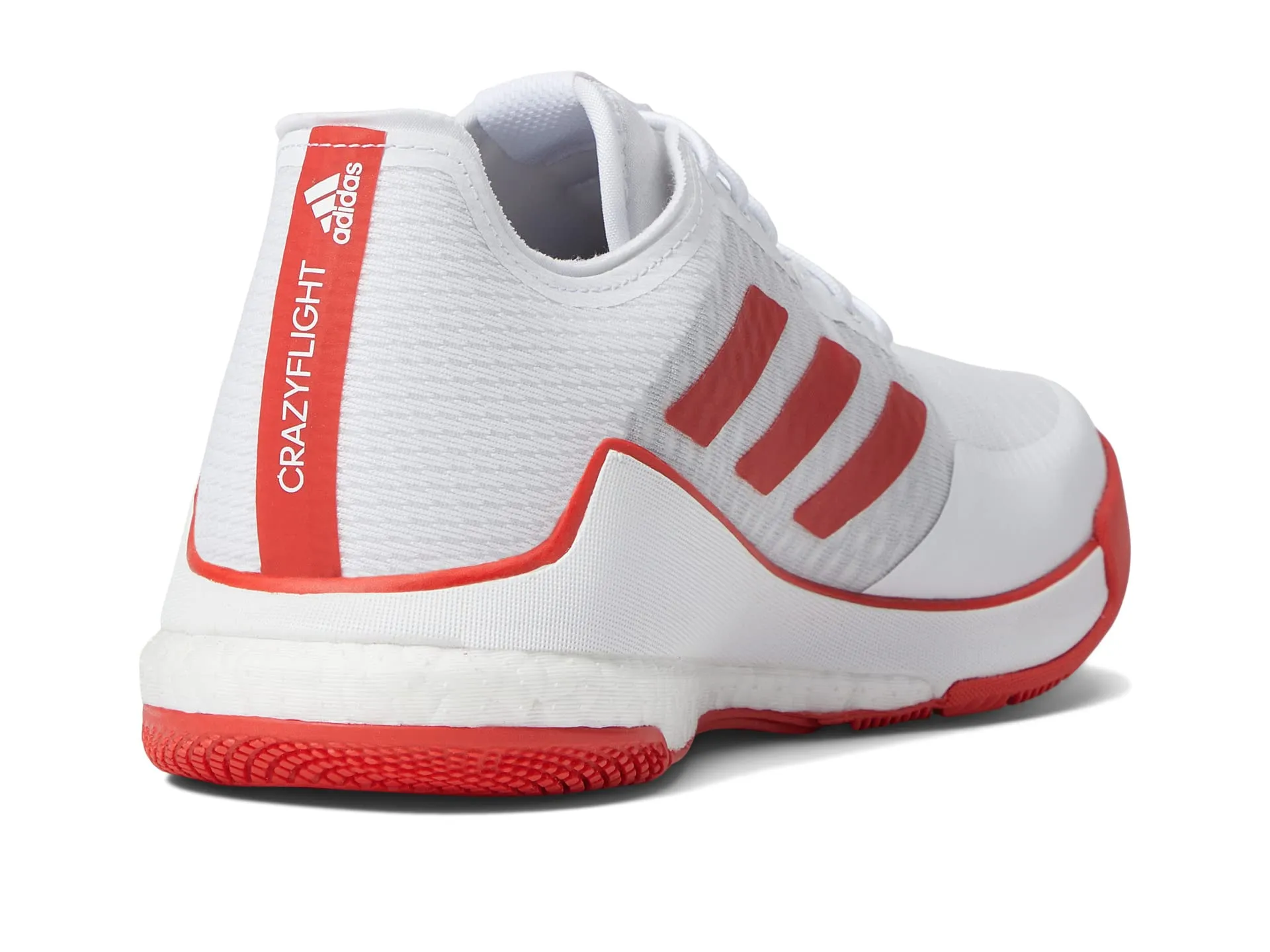 Adidas Crazyflight sneakers, white/red