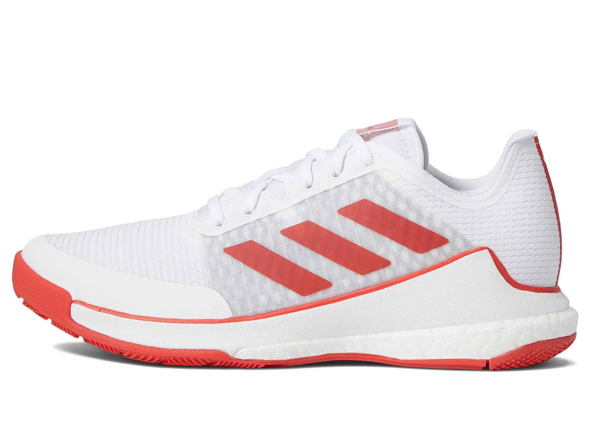 Adidas Crazyflight sneakers, white/red