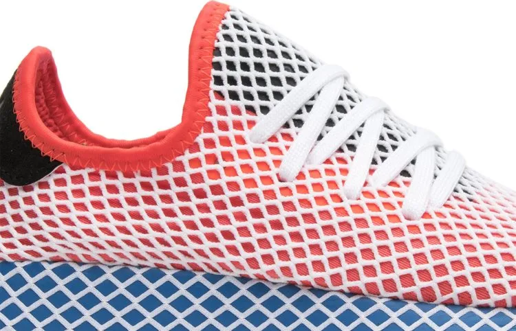 Adidas Deerupt 'Red Blue' sneakers, red