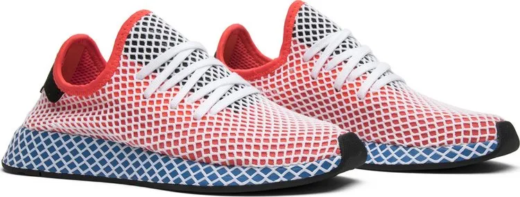 Adidas Deerupt 'Red Blue' sneakers, red