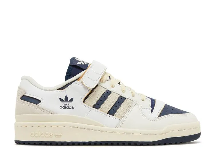 Adidas FORUM 84 LOW 'OFF WHITE COLLEGIATE NAVY' sneakers, white