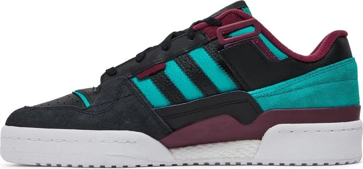 Adidas Forum Exhibit Low 'Black Victory Crimson' sneakers, black