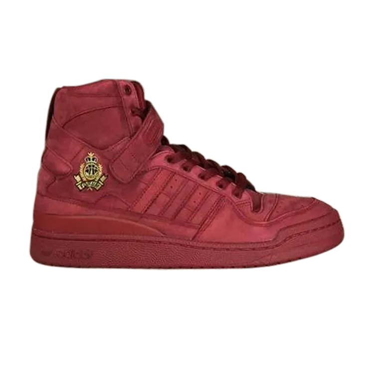 Adidas Frank the Butcher x Forum High 'Cardinal' sneakers, red