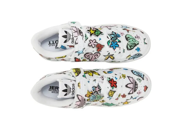 Adidas JEREMY SCOTT X FORUM 84 LOW 'MONOGRAM' sneakers, white