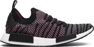 Adidas NMD_R1 STLT Primeknit 'Solar Pink' sneakers, black