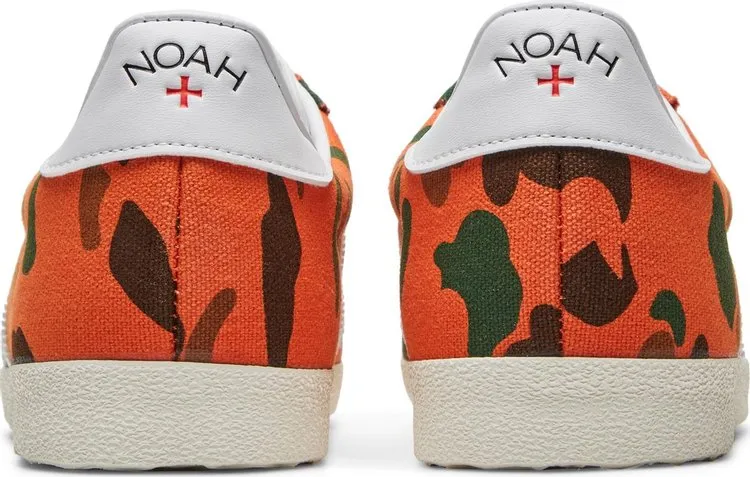 Adidas Noah x Gazelle OG 'Orange Camo' sneakers, orange