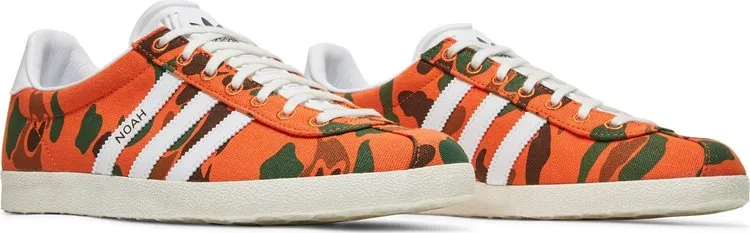 Adidas Noah x Gazelle OG 'Orange Camo' sneakers, orange