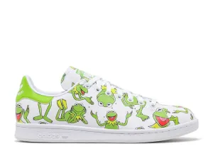 Adidas THE MUPPETS X STAN SMITH 'KERMIT THE FROG ALLOVER PRINT' sneakers, white