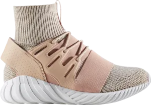 Adidas Tubular Doom Primeknit 'St Pale Nude' Sneakers, Tan