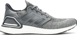 Adidas UltraBoost 20 'Wolf Grey' sneakers, gray