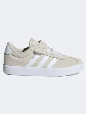 Adidas Vl Court 3 Ps-Boys Sportswear Shoes Alumina/White