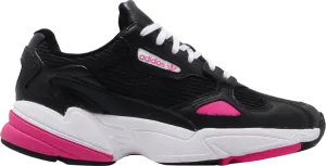 Adidas Wmns Falcon 'Shock Pink' Sneakers, Black