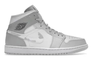 Air Jordan 1 Mid Grey Camo