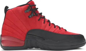 Air Jordan 12 Retro GS Reverse Flu Game Sneakers, Red