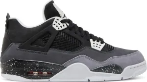 Air Jordan 4 Retro Fear Sneakers, Black