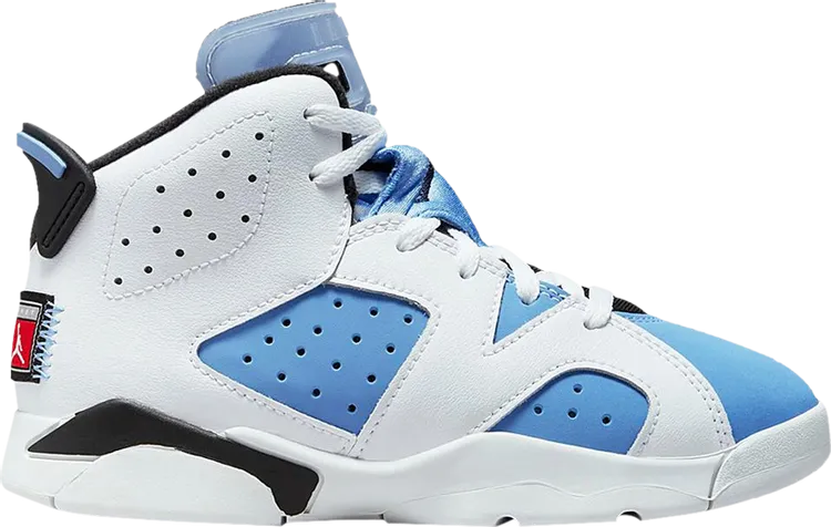 Air Jordan 6 Retro PS UNC Home Sneakers, Blue