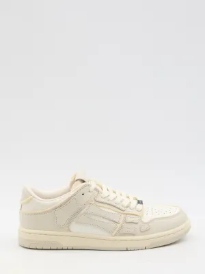 Amiri Men's Skel Collegiate-Inspired Leather Low Top Sneakers