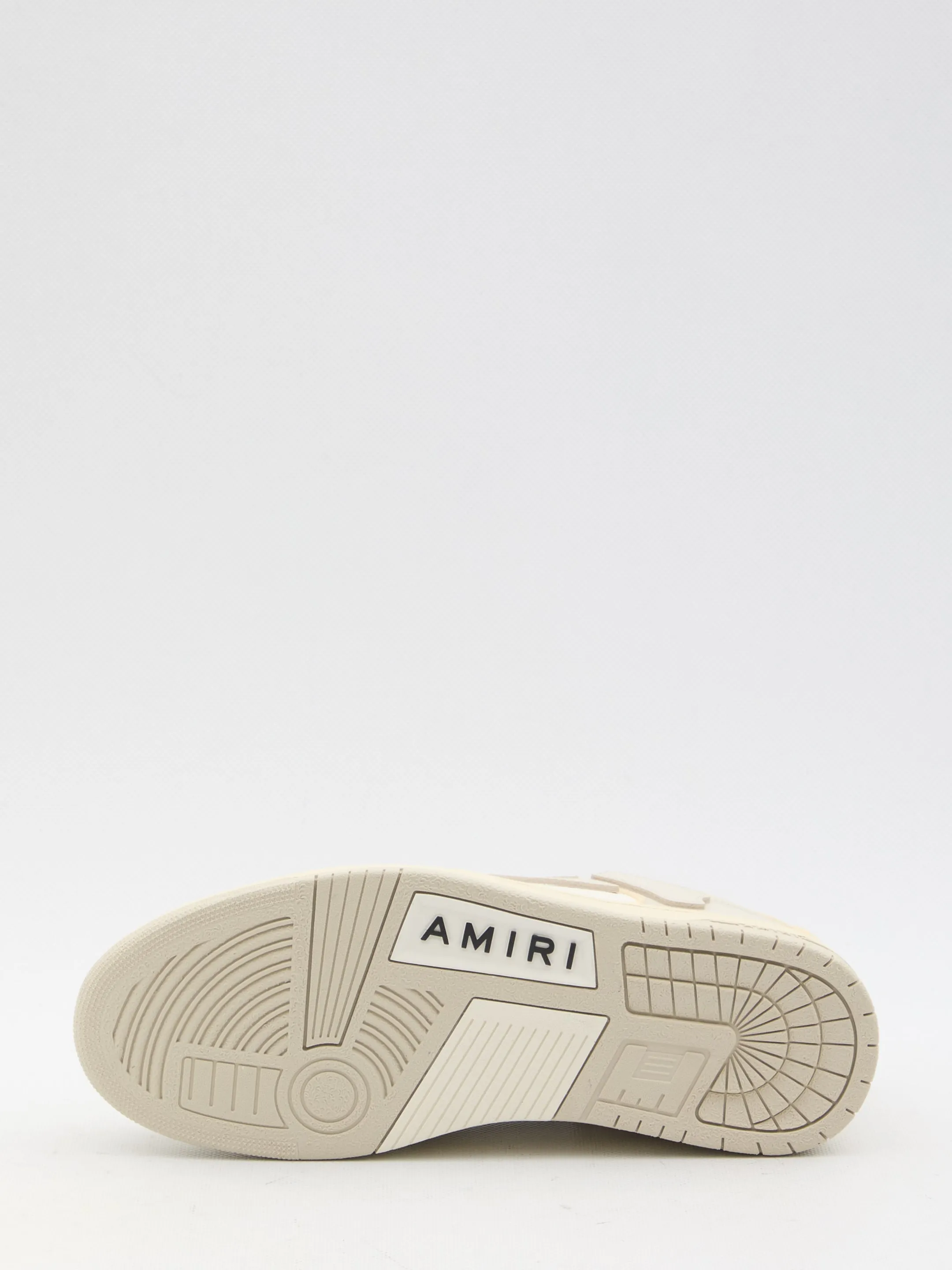 Amiri Men's Skel Collegiate-Inspired Leather Low Top Sneakers