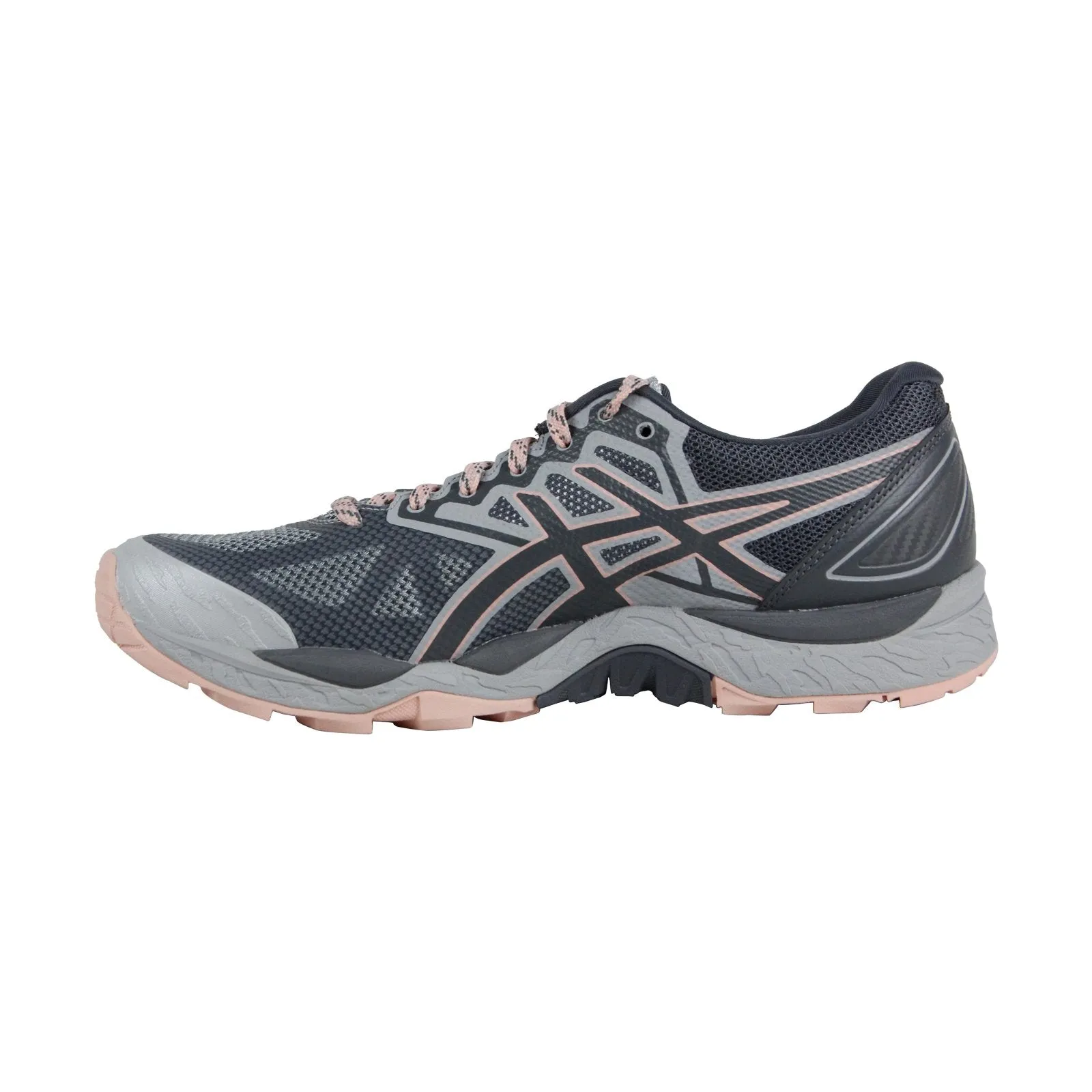 Asics Gel Fujitrabuco 6 T7E9N-9697 Womens Gray Low Top Athletic Running Shoes