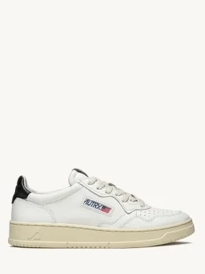 Autry Medalist Men's Sneakers White with Black Detail