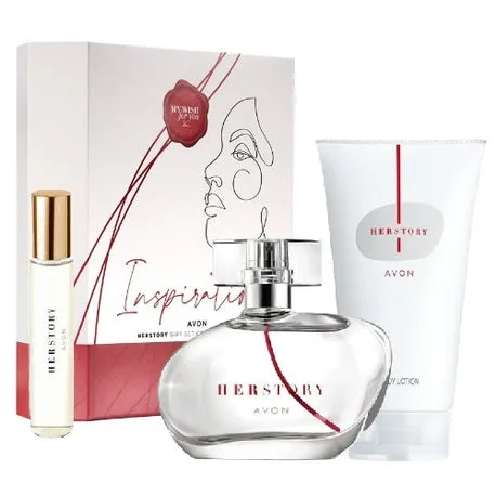 Avon Herstory Perfume Gift Set / Box