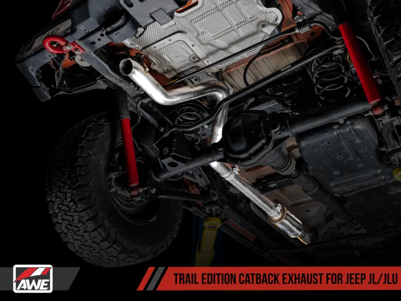 AWE Tuning 2018  Jeep Wrangler JL/JLU 3.6L Trail Edition Cat-Back Exhaust