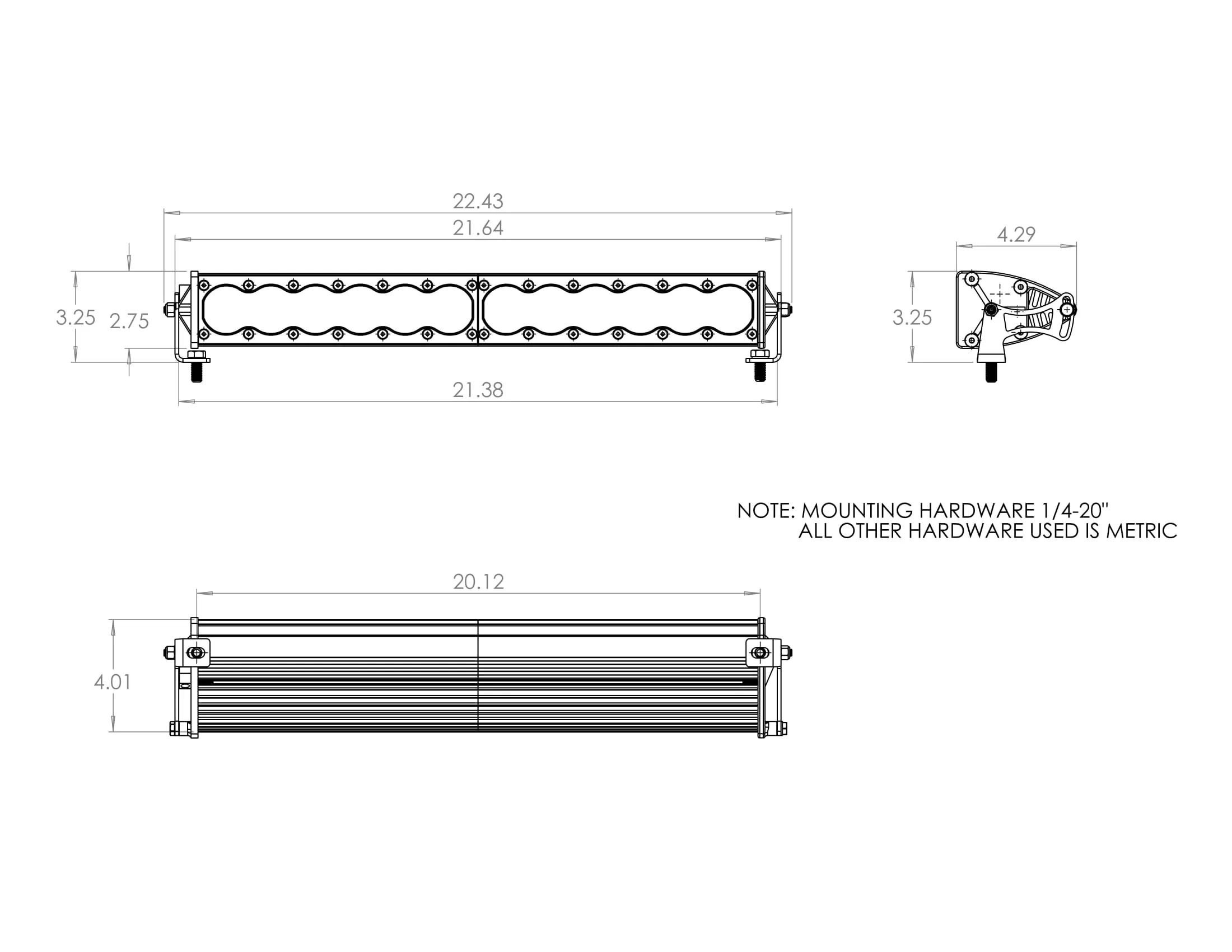 Baja Designs OnX6 , LED Light Bars- 20"