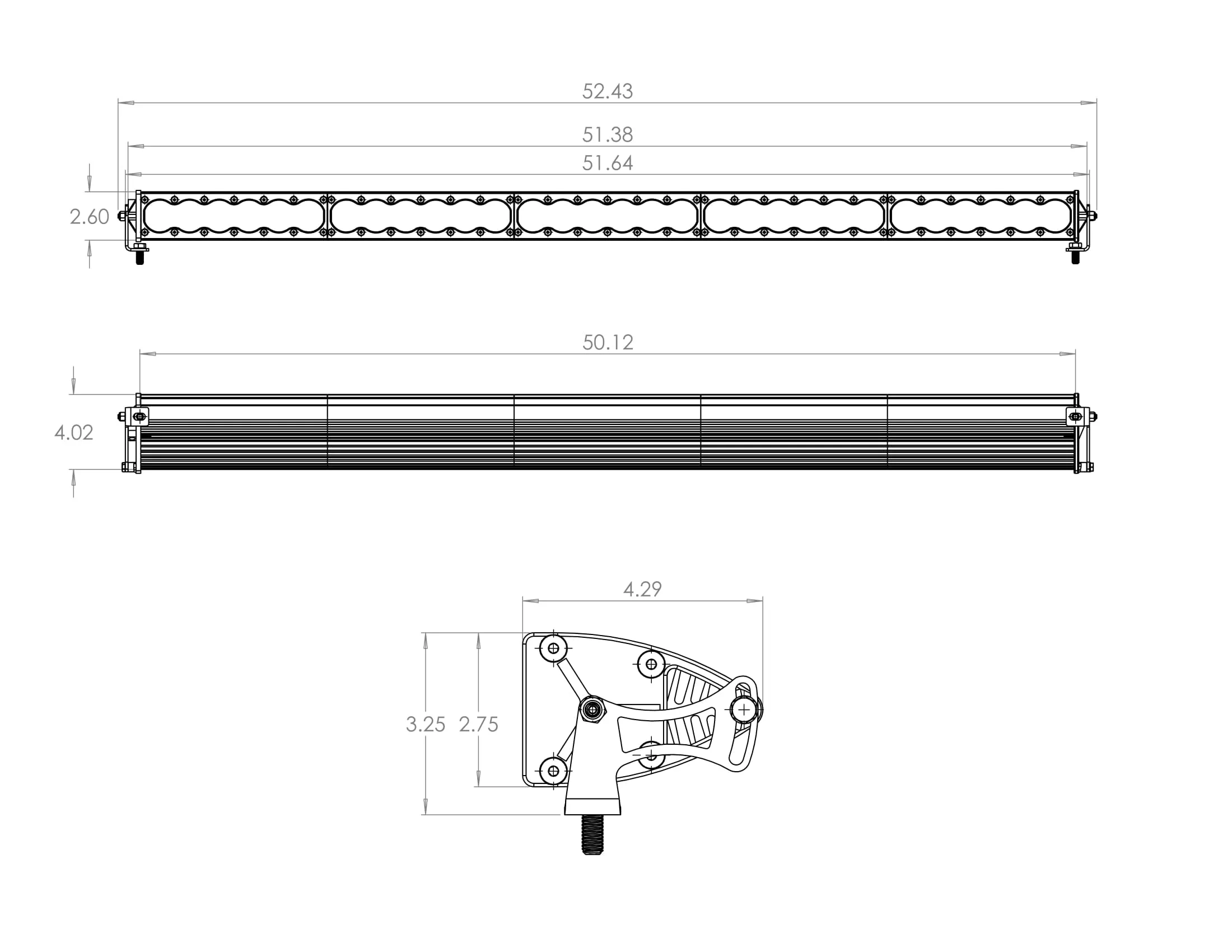 Baja Designs OnX6 , LED Light Bars- 50"