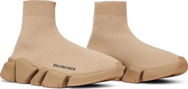 Balenciaga Wmns Speed Sneaker Beige, brown