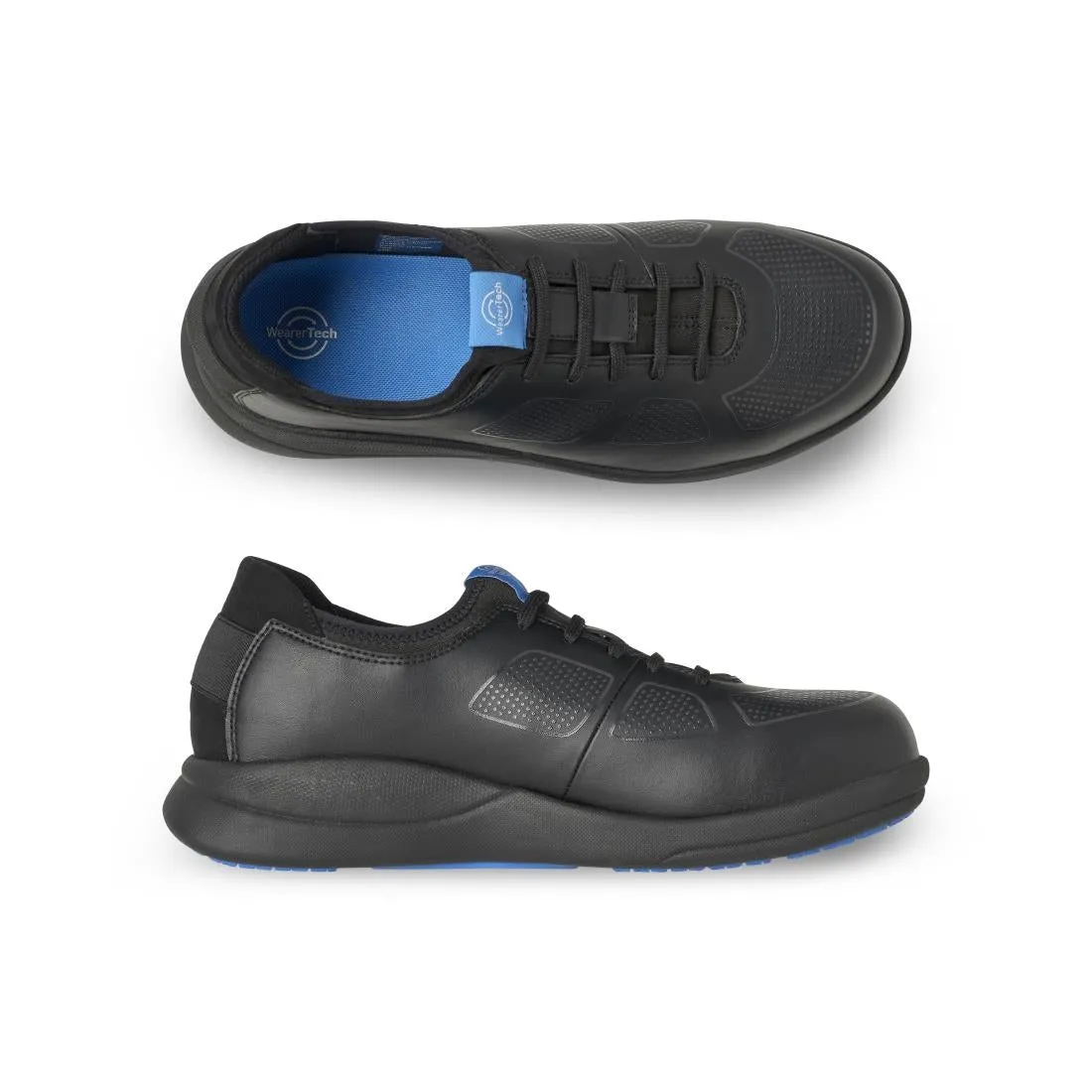 BB745-46 WearerTech Transform Safety Toe Trainer Black with Modular Insole Size 46