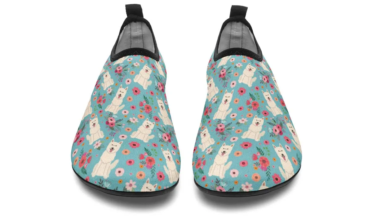 Berger Blanc Suisse Flower Aqua Barefoot Shoes