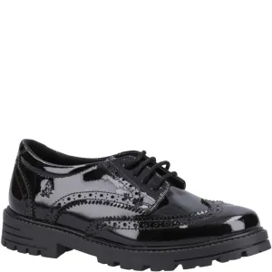 Black Maxine Patent Junior School Shoes