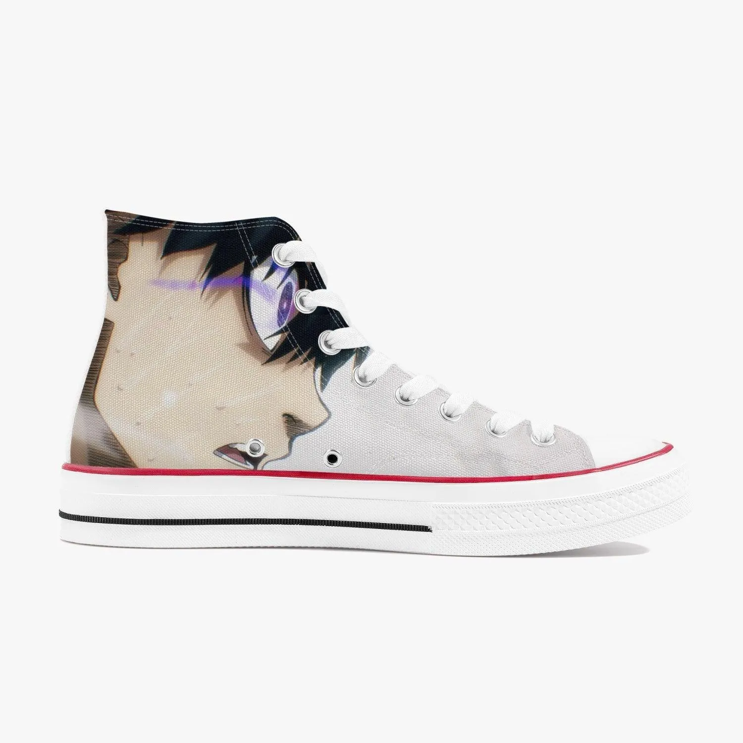 Blue Lock Yoichi Isagi A-Star High White Anime Shoes