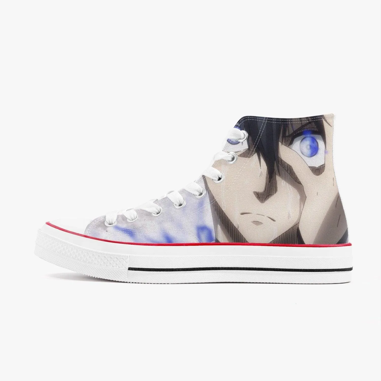 Blue Lock Yoichi Isagi A-Star High White Anime Shoes