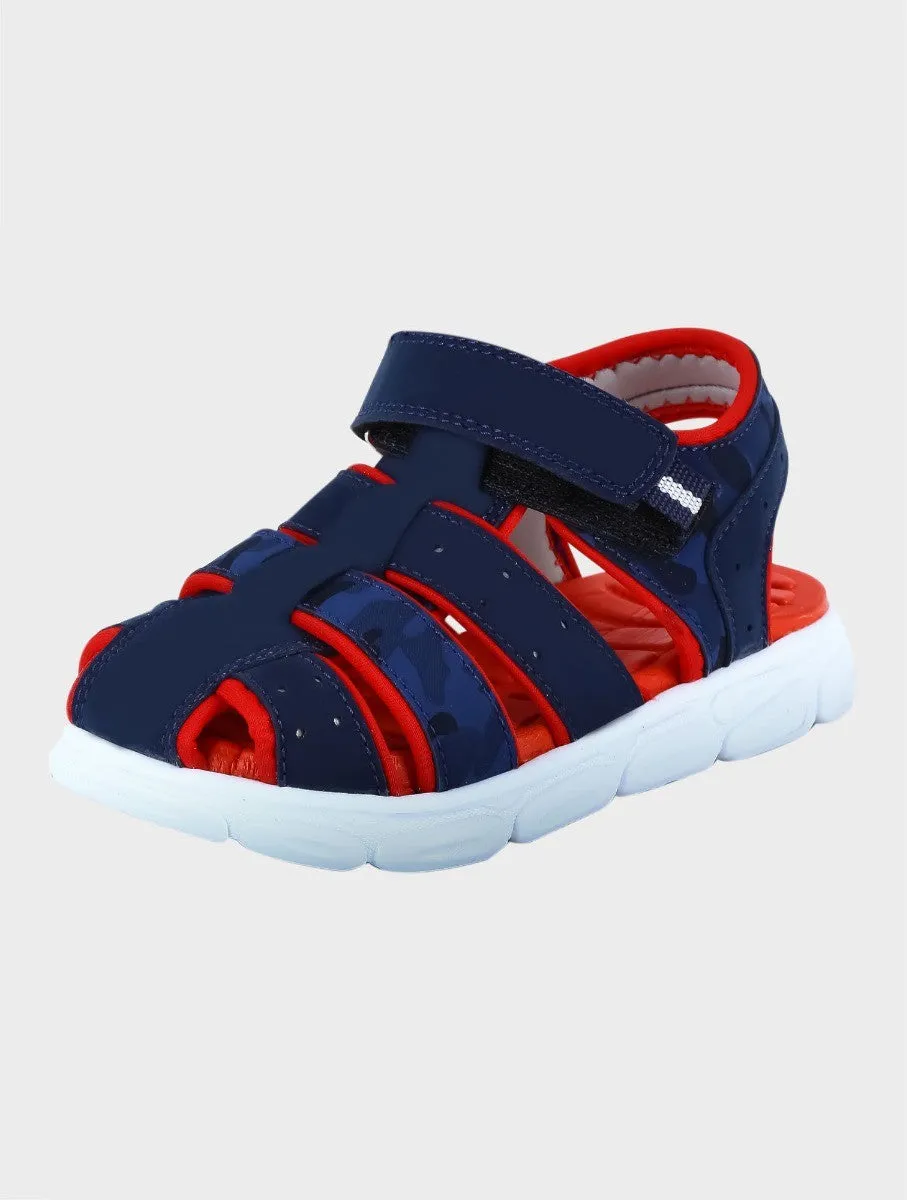 Boys Casual Trekking Summer Sandals - Navy Blue