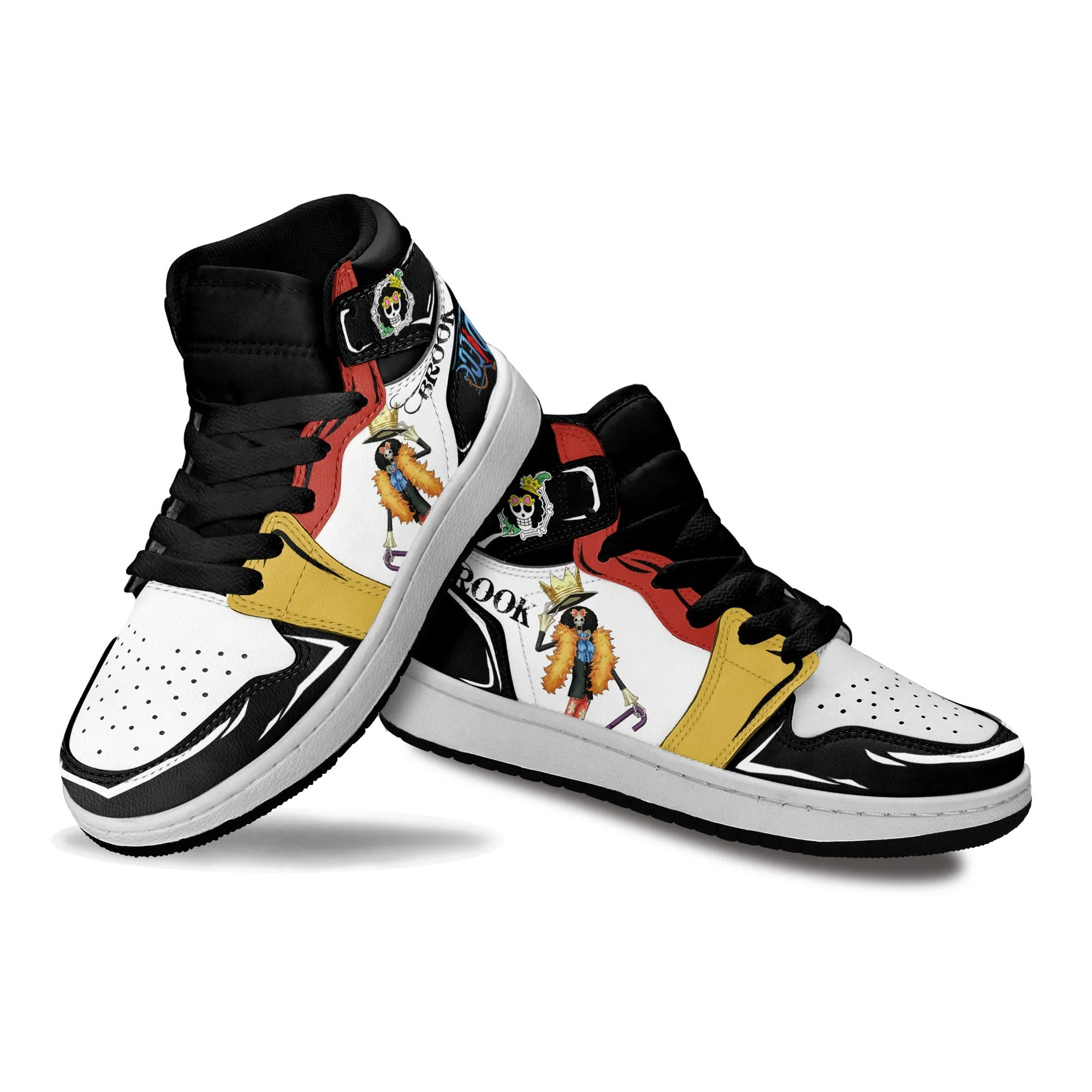 Brook Kids Sneakers Custom Anime OP Shoes For Kids