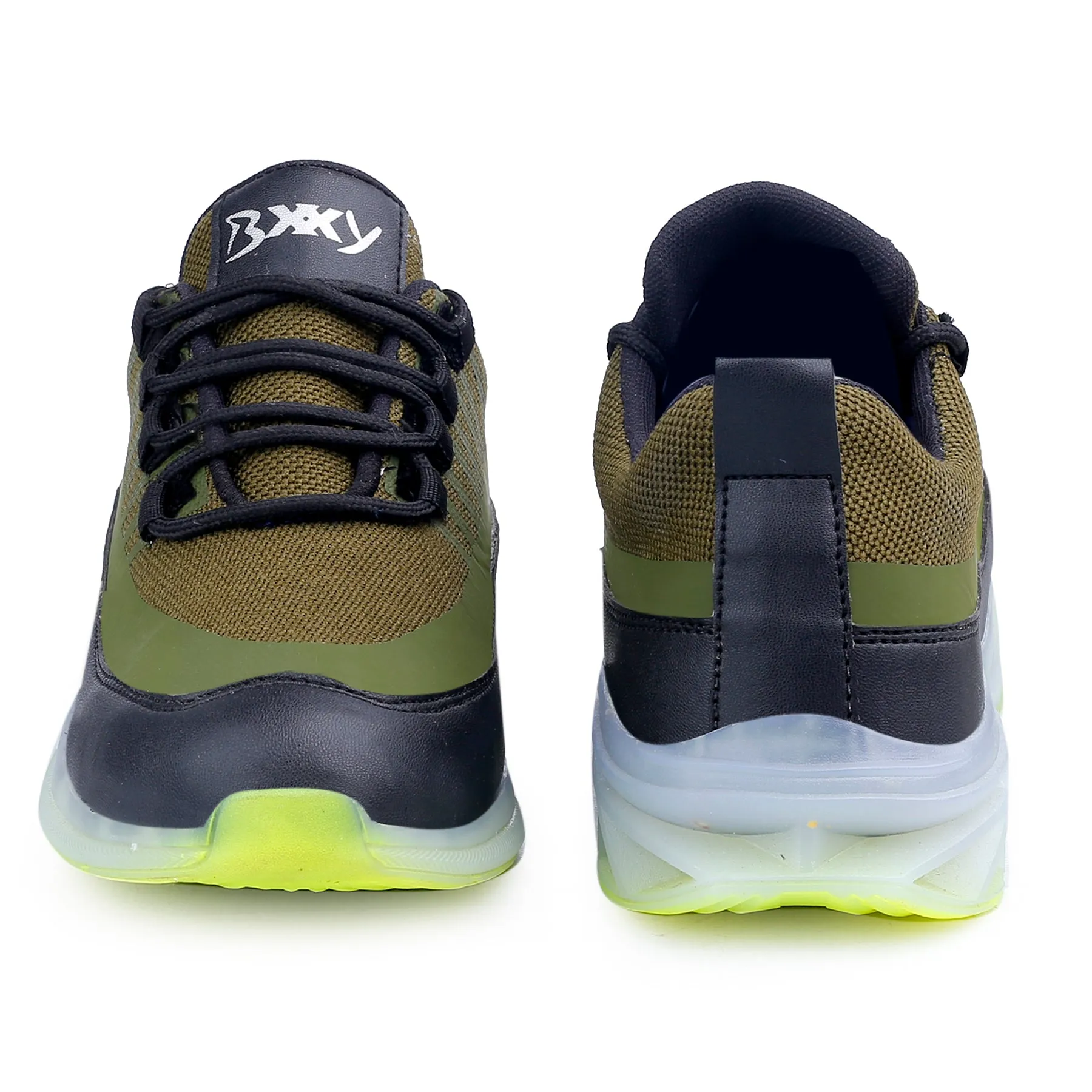 Bxxy's Trendiest Sports Walking Shoes For Men on Transparent Sole