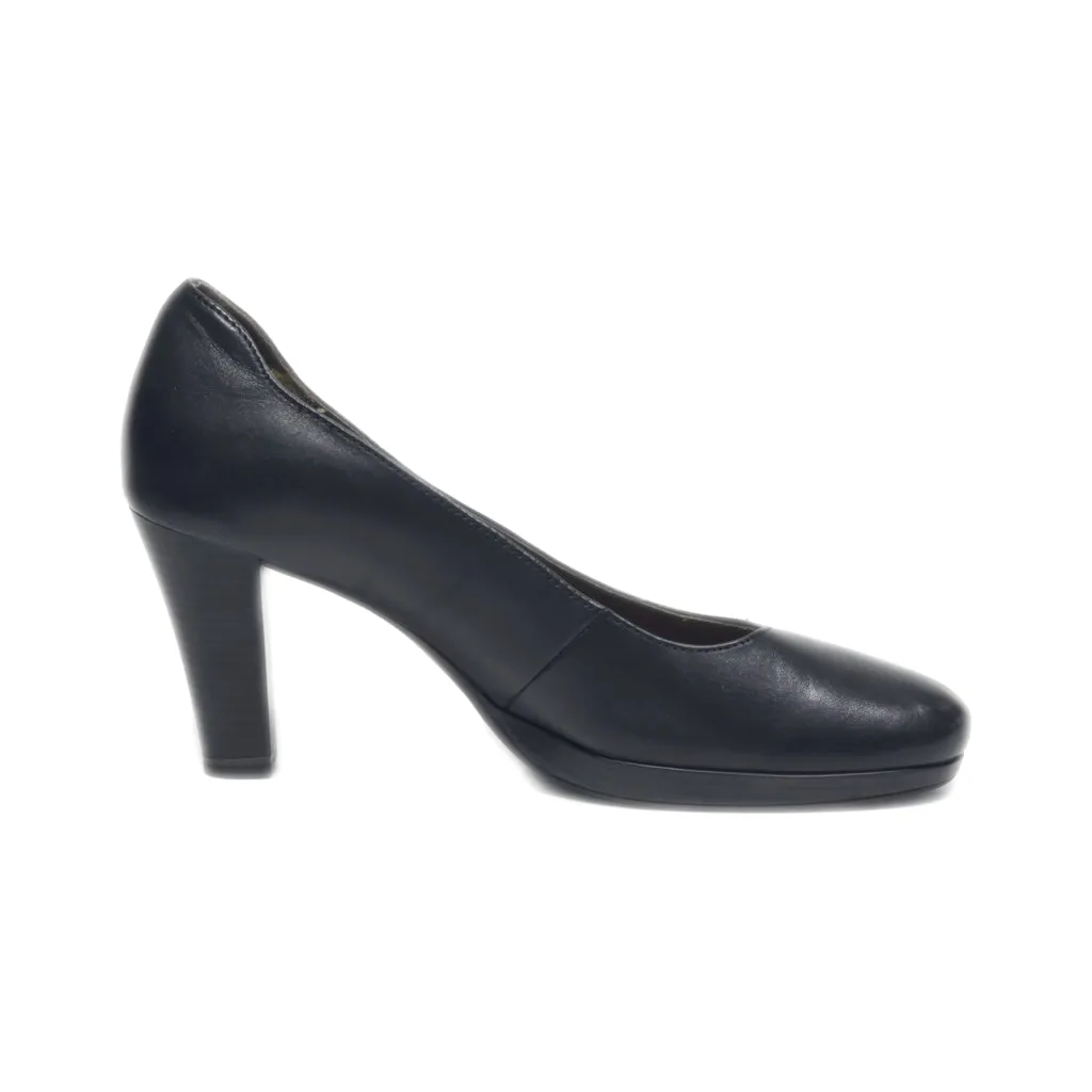 Caprice High-Heel Shoes Leather Black Colour For Women