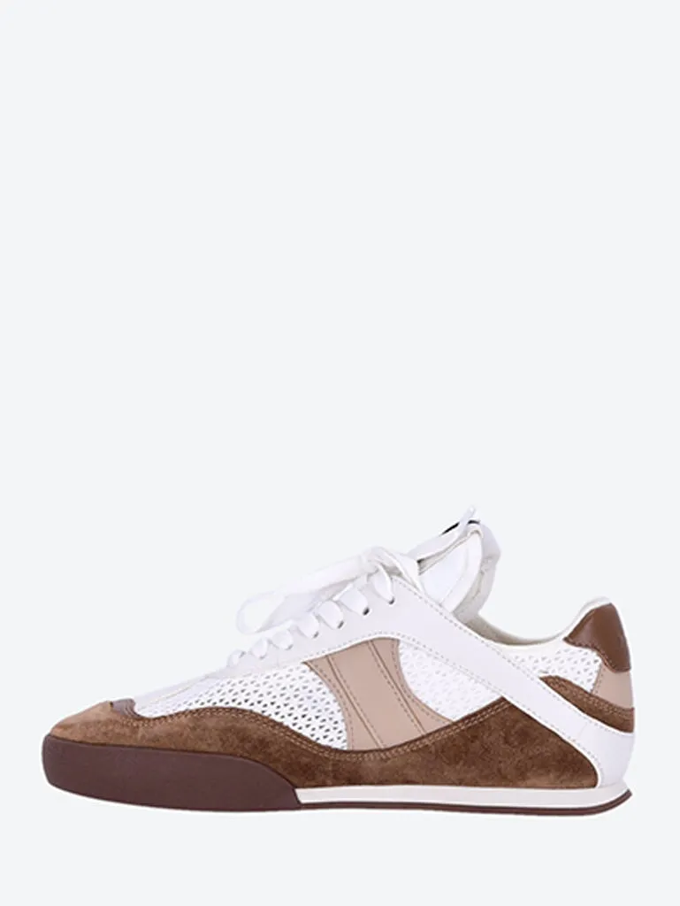 Chloe kick mesh leather sneakers