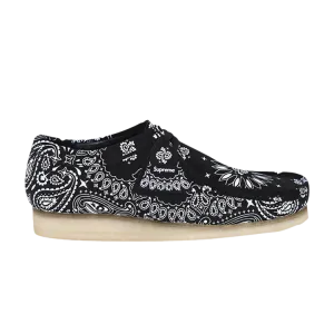 Clarks Supreme x Wallabee 'Black Bandana' Sneakers, Black