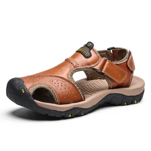 Closed Toe Sandals Sport Hiking Sandal Athletic Walking Sandals Fishermen Outdoor 7238