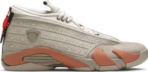 CLOT x Air Jordan 14 Retro Low Terracotta Sneakers, Tan