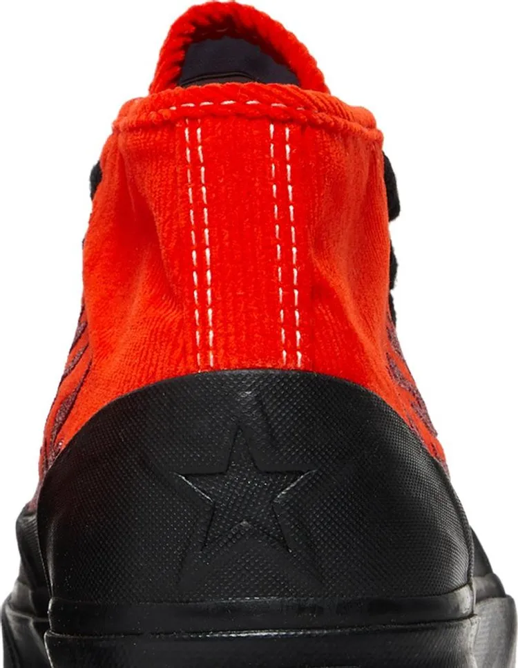 Converse ASAP Nast x Jack Purcell Mid Red Flames Sneakers, red