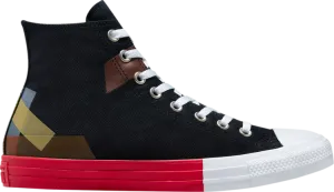 Converse Chuck Taylor All Star High Space Racer Sneakers - Black University Red, black