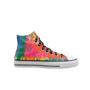 Converse CTAS Pro Hi - Psychedelic Tie Dye - Red/Hyper Pink